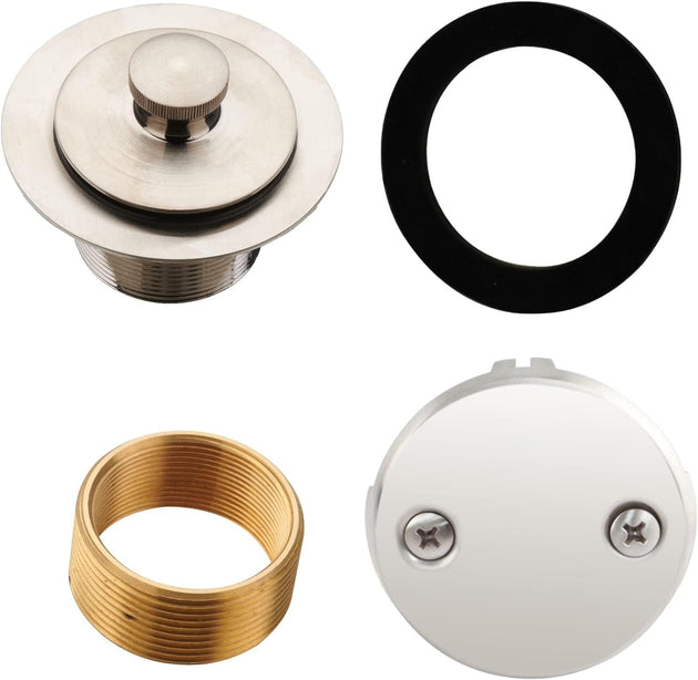 a set of three different types of knobs