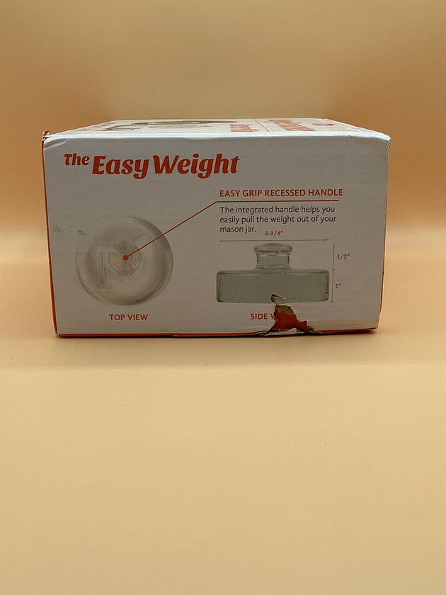 a box of the easy weight product on a table